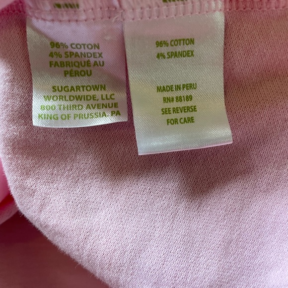 Lilly Pulitzer Meredith Luxletic Polo Shirt Size XS Collared Short Sleeve Pink - Picture 7 of 9